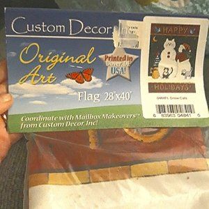 NWT Snow Cats Flag 28" x 40" new in plastic